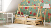 MebleWrobel Tipi Plus bed 190X90 Natural - Mari Kali Stores Cyprus